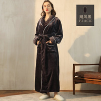 Bata de Baño con Capucha de Felpa Suave para Mujer, Bata Larga de Felpa Premium, Bata Cálida de Navidad para el Invierno