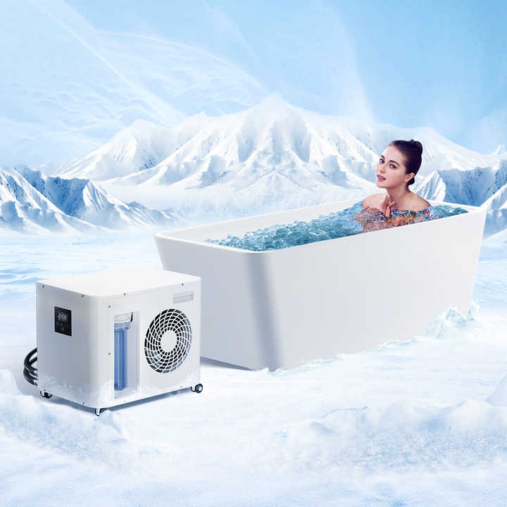 ICEGALAX亚克力冰浴冷热浴缸定制冷插浴缸,带1HP智能WIFI冷水机| Alibaba.com