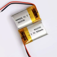 902030 LOOYBAT Merek 3.7V 500mAh 1.85Wh Baterai Lithium Polymer Lipo Pouch Baterai Lithium Ion Isi Ulang untuk Perangkat yang Dapat Dipakai