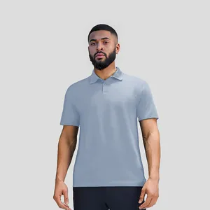 Tùy Chỉnh Thiết Kế Riêng Của Bạn Logo Ngắn Tay Ve Áo Trống Đồng Bằng Spandex Thể Thao Mens Golf Polo Áo Sơ Mi Với Khô Phù Hợp