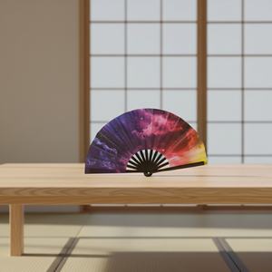 Abanicos Plegables Grandes Personalizados con Logotipo Impreso, Abanico de Mano Kunfu para Actividades Promocionales Empresariales - Product Image 5