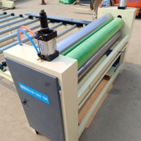 Machine de collage automatique pour MDF, machine à coller le papier, machine de revêtement de colle double face 1000/1300 mm pour le bois
