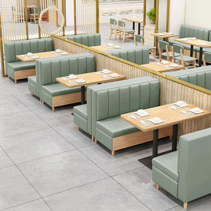 Tables et <span class=keywords><strong>chaises</strong></span> <span class=keywords><strong>de</strong></span> stand <span class=keywords><strong>de</strong></span> restauration rapide, canapé <span class=keywords><strong>de</strong></span> restaurant <span class=keywords><strong>de</strong></span> centre commercial, canapé double, ensemble <span class=keywords><strong>de</strong></span> tables et <span class=keywords><strong>chaises</strong></span> <span class=keywords><strong>de</strong></span> restaurant d'hôtel - Product Image 3