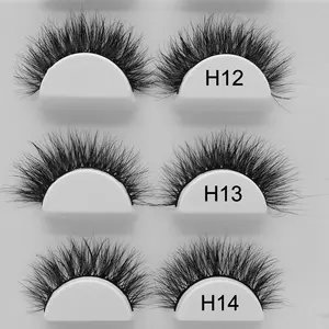 Horse hair lashes 3D false eyelashes wispy false eye lash low price wholesale