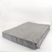 Coussin pour animaux de compagnie amovible en peluche, grand, pour chat et chien, avec housse lavable, chaud, résistant aux morsures, en mousse à mémoire de forme, type canapé, nid douillet