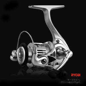 Carrete de Pesca Ryobi Blue Elf Spinning 500 800, Carrete de Pesca con Señuelos, Mano Derecha, Aleación de Aluminio - Product Image 1