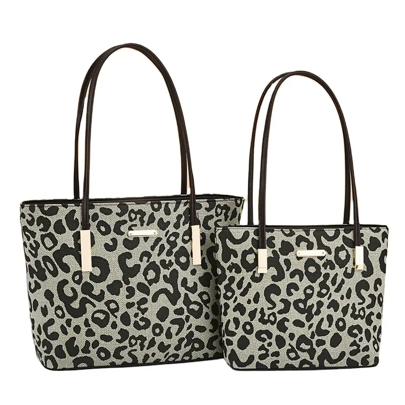 New European and American leopard print Tote bag classic fashion hand bill of lading shoulder bag cross-body female bag