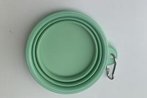 Silikon Katlanabilir Yuvarlak Köpek Mamalıkları Gıda Sınıfı TPE Taşınabilir Katlanabilir Seyahat Köpek Mama Kabı İç/Dış Mekan Kullanımı İçin - Product Image 5