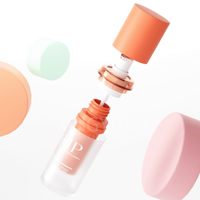 XINGYUAN Contenants d'emballage de luxe pour soins de la peau en plastique ABS double couche, flacon pompe pour toner et sérum, pour cosmétiques