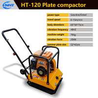 Petite construction de haute qualité Compacteur à main essence et diesel Compacteur d'asphalte et de plaque de sol avec composant de moteur central