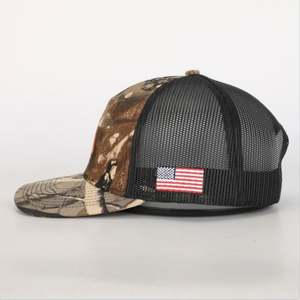 Haute qualité Richardson 112 personnalisé 5 panneau camouflage camionneur chapeau adultes classique incurvé bord blanc maille 3D broderie Style sportif Ski - Product Image 4