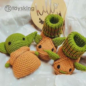 Muñeco de Ganchillo Alien <span class=keywords><strong>Yoda</strong></span> - Juguete Temático Hecho a Mano para Recién Nacidos y Bebés - Product Image 3