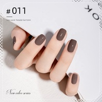 Vernis à ongles KUDAN tendance, non toxique, à base d'eau, facile à retirer, sans lampe, pour manucure DIY à domicile, finition brillante, certifié UE, vente en gros