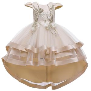 Vendita calda della fabbrica vestiti di cotone per bambini vestito lungo da festa vestito da principessa per bambini vestito da ragazza per bambini - Product Image 5