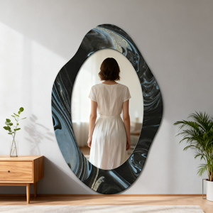Fabbrica-su misura residenza moderna specchi decorativi irregolari, specchi Full-body <span class=keywords><strong>per</strong></span> la sala d'<span class=keywords><strong>ingresso</strong></span> - Product Image 4