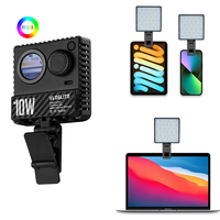 Lumière vidéo RVB innovante avec diffuseur magnétique Lumière vidéo de poche réglable pour l'éclairage photographique de l'appareil photo