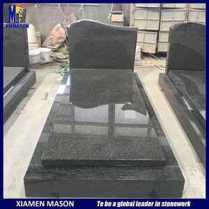 Masse bleu couleur granit laser gravé <span class=keywords><strong>pierre</strong></span> tombale monument <span class=keywords><strong>pierre</strong></span> tombale avec couvercle - Product Image 2