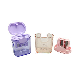 Papeterie de <span class=keywords><strong>luxe</strong></span> et de fantaisie 2 trous <span class=keywords><strong>taille</strong></span>-crayons Papelaria Personalizada <span class=keywords><strong>taille</strong></span>-<span class=keywords><strong>crayon</strong></span> transparent à rabat pour l'école - Product Image 2