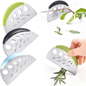Hot bán 2-in-1 thép không gỉ Herb Stripper <span class=keywords><strong>Cutter</strong></span> 7-lỗ công cụ nhà bếp hoạt động Hướng dẫn sử dụng dao cạo kim loại cho lá lỏng lẻo cải xoăn - Product Image 1