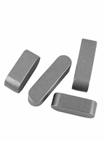 Clavette plate à extrémités arrondies en acier au carbone pour réducteur et moteur, tailles de 8 mm à 20 mm, pour transmission par engrenages et applications de régulation de vitesse, modèle ChuangTuo 3-60