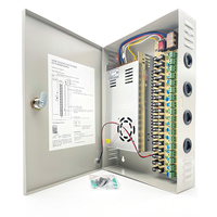 Source d'alimentation cctv, 12v, 30a, 18ch, hommes, boîtier d'alimentation, caméra cctv