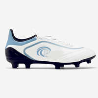 Chaussures de football en cuir synthétique respirant en cuir PU fabriquées par le fabricant, chaussures de football tendance pour hommes