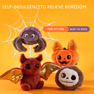 Neuartiges <span class=keywords><strong>Speakout</strong></span> Hundespielzeug zum Beißen und Zähneknirschen, Allerheiligen-Plüschpuppe, Teddy für Kleine Hunde, Langeweile-Bekämpfer, Wunderbares Artefakt - Product Image 1