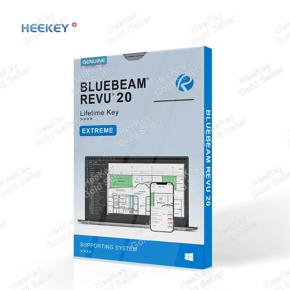 برنامج Bluebeam Revu eXtreme 20 المميز عبر الإنترنت برنامج أصلي للتعديل والإنتاج الرسمي للفيديو PDF غير Revu 21