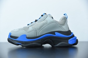 Baskets montantes de luxe en cuir de créateur haut de gamme, à lacets, confortables, antidérapantes, légères, triple semelle, pour la marche décontractée, tendance célèbre - Product Image 5