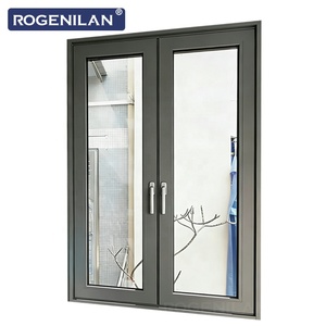 Ventanas de Aluminio Ultra Estrechas Personalizadas Rogenilan, Ventanas Abatibles con Doble Acristalamiento y Rotura Térmica para Casas Modernas - Product Image 2