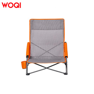 WOQI أرجل قصيرة للأماكن الخارجية سهلة الحمل مقعد منخفض لأثاث الحدائق كرسي تخييم بأرجل قصيرة - Product Image 3