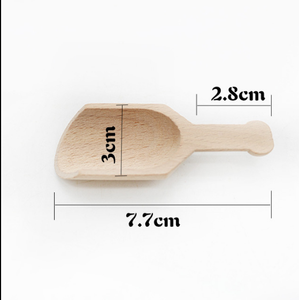 4 प्रकार लकड़ी के नमक चीनी scoops - Product Image 3