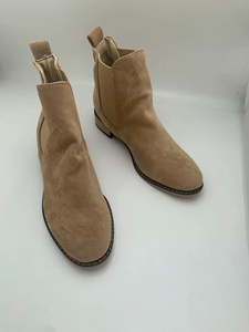 Botas Chelsea para hombre y mujer, de gamuza sintética, con punta redonda, sin cordones, transpirables, con suela de goma, para uso casual de otoño - Product Image 6