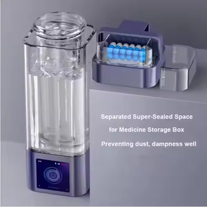 <span class=keywords><strong>Precio</strong></span> de fábrica OEM H2 Botella de agua de hidrógeno Platino titanio Generador de botella de agua de hidrógeno portátil - Product Image 3