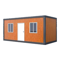 Maisons en conteneur préfabriquées 20 pieds Garage préfabriqué paquet plat Maison modulaire en conteneur pliable personnalisé de luxe