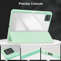 Étui intelligent en cuir PU à rabat avec support intégré pour tablette iPad SE 8,7 pouces 2024