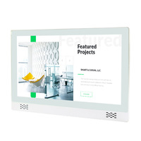 Panel Táctil Inteligente de 21.5 Pulgadas Android / Win 10 AIO, Señalización Digital, Tableta Android de Montaje en Pared con Altavoces Frontales