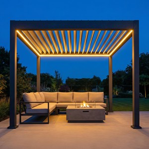 Kit de Soportes Modulares para Pérgola, para Postes de Madera de 6x6, Conectores Resistentes con Recubrimiento de Polvo Negro, para Gazebo de Jardín Personalizado - Product Image 1