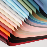 Emballage Kraft papier d'emballage haute résistance pour bouquet de fleurs laminage brillant pour fleur directement du fabricant