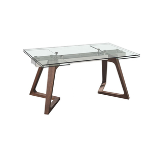 Table à manger en bois de <span class=keywords><strong>noyer</strong></span> <span class=keywords><strong>massif</strong></span> avec deux extensions - Product Image 2