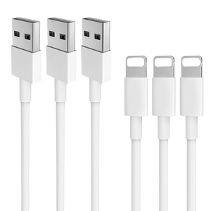 Chất lượng cao <span class=keywords><strong>MFI</strong></span> nhà máy giấy chứng nhận <span class=keywords><strong>1m</strong></span> <span class=keywords><strong>USB</strong></span> Cáp dữ liệu 2.4A sạc cáp cho 14 13 12 11 Pro XR sạc cáp - Product Image 2