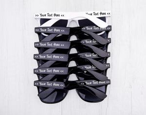 맞춤형 독신 웨딩 파티 선글라스 맞춤형 결혼 날짜 이니셜 사랑 하트 선글라스 선글라스 선물 - Product Image 1