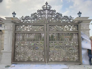 Puerta de patio de diseño moderno y duradero para edificios de oficinas y villas Instalación fácil con estilo tradicional y europeo - Product Image 5