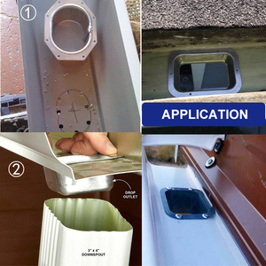 <span class=keywords><strong>3</strong></span>/4 дюймов круглый алюминиевый водосточный желоб для дождевой дренажной системы - Product Image 4