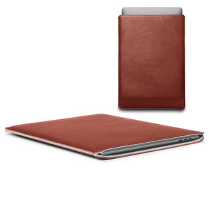 Manica per <span class=keywords><strong>Macbook</strong></span> Manica In Pelle di lana di Cuoio Del Computer Portatile Del Manicotto Del Sacchetto OEM di Fabbrica - Product Image 1