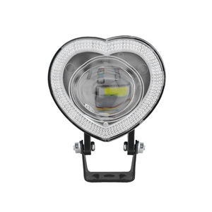 Venta al por Mayor de Faros Delanteros RGB de Doble Color F20W, Foco LED en Forma de Corazón, Luces para Motocicletas, Autos y Camiones, Modelo MO-235 1 - Product Image 4