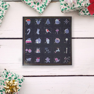 Custom Christmas Advent Calendar Box Countdown Calendar Cardboard Box Packaging Gift Box For Chocolate