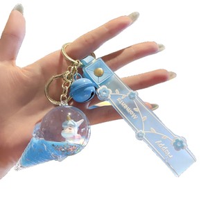 Nuovo Portachiavi Estivo in Acrilico con <span class=keywords><strong>Unicorno</strong></span> Galleggiante e Gelato, <span class=keywords><strong>Ciondolo</strong></span> alla Moda per Borse da Uomo e Donna - Product Image 5