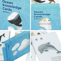 Boîte d'emballage en carton blanc personnalisable avec fenêtre pour affichage de cartes d'apprentissage Matériaux en papier respectueux de l'environnement