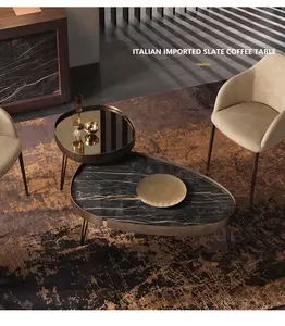 सस्ते कीमत कांस्य धातु अनियमित आकार अंडाकार और दौर आधुनिक कमरे में रहने वाले कॉफी टेबल केंद्र टुकड़ा मेज सजावट